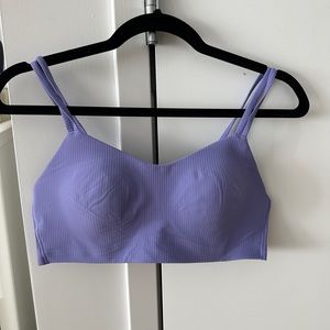 Lululemon Like a Cloud Ribbed Bra, Size 10, Dark Lavender